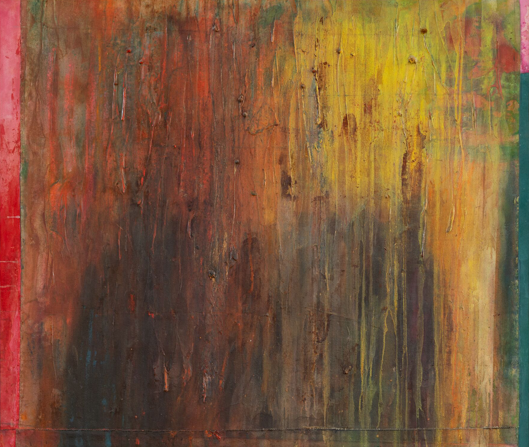 Pondlife (After Millais), painting by Frank Bowling